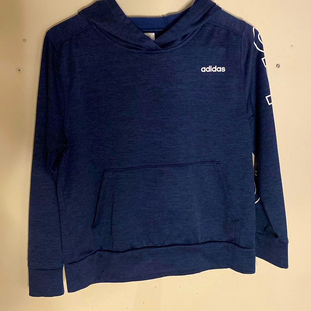 Blue Adidas sweatshirt